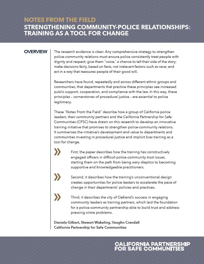 Police training essay image